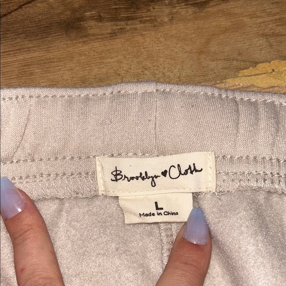 Cream Relaxed Fit Jogger Track Pants - Picture 3 of 3